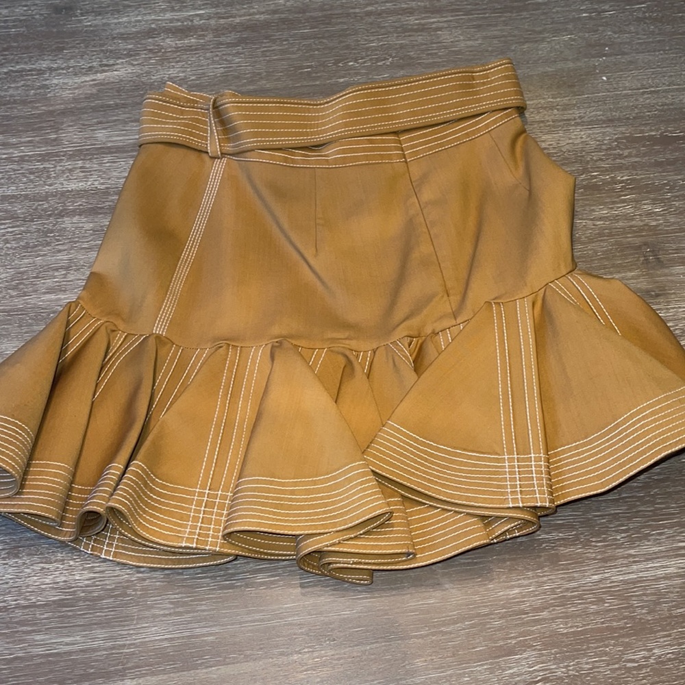 Zimmermann Zippy Mini Skirt with Belt - Picture 7 of 9